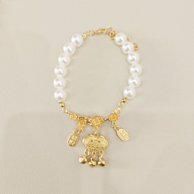 Chinese Style Pet Collar with Fortune Blessing Plates for Dogs Cats