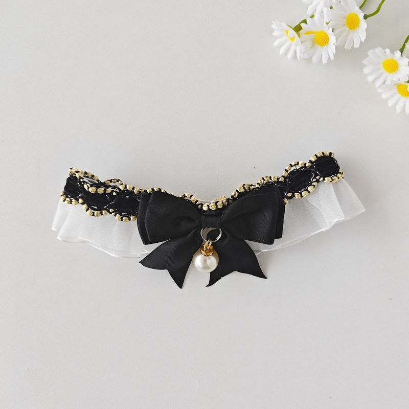 Adjustable Lace Pet Bib Collar Scarf for Cats Dogs