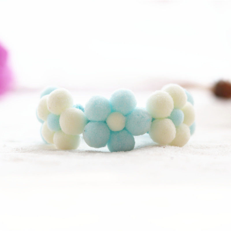 Hand Braided Floral Pet Collar for Cats and Small Dogs