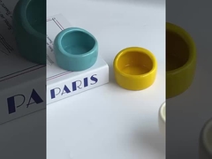 Cuenco de comida para mascotas pequeñas de estilo simple, cuenco de agua de cerámica, cuenco de comida para hámster, caja de comida anti-salpicaduras